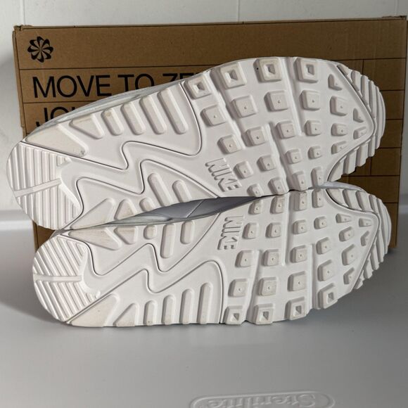 Nike Shoes Womens Size 7.5 White Air Max 90 Running Sneakers DH8010-100 - Picture 10 of 11